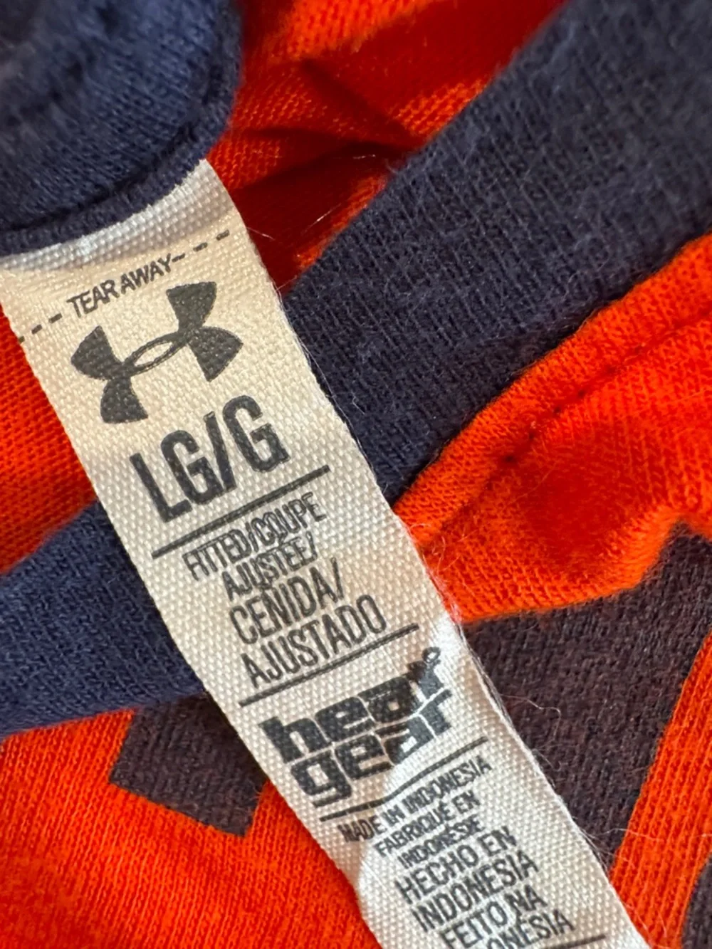 Under Armour Detroit Tigers Orange and Navy 